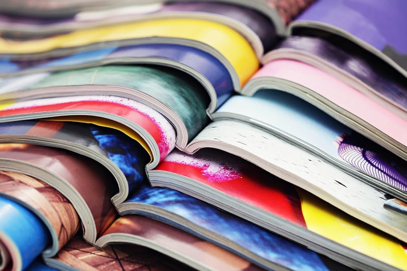 Create wall art from magazines